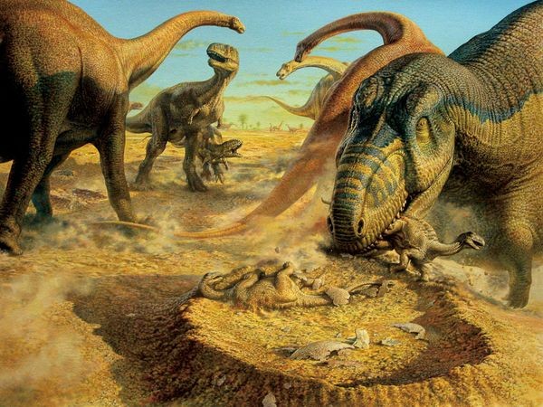 Đi tìm nguyên nhân thực sự khiến khủng long tuyệt chủng - anh 1